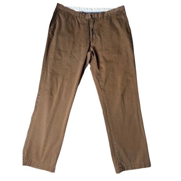 Polo Ralph Lauren Classic Fit Chino Pants Brown Cotton Casual 40x32 - Picture 1 of 8